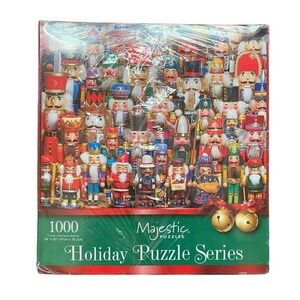 Majestic Puzzles Holiday‎ Puzzle Series Nutcrackers 1000 Piece Sealed